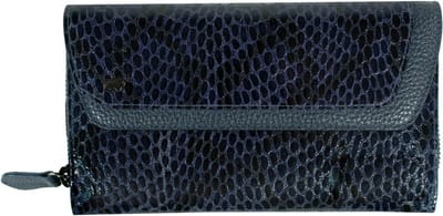 Braun Büffel Leren Portemonnee Luise Wallet 26CS Navy Blauw Veelkleurig