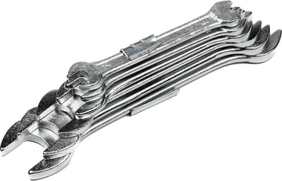 Benson Steeksleutelset - Krimptechniek - 6 tot 17 mm - 6-delig - Compact en Lichtgewicht