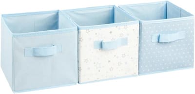 Set van 3 Opbergmanden voor Laden - Blauw