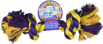 Hondenspeelgoed Touw - Kauw Touw - Interactief Spel - Heavy Duty Katoen - 40 cm - Gemengde Kleuren