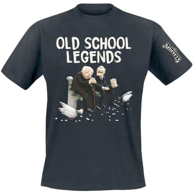 Die Muppets T-shirt - Statler und Waldorf - Old School Legends - Heavyweight - S tot 5XL - zwart