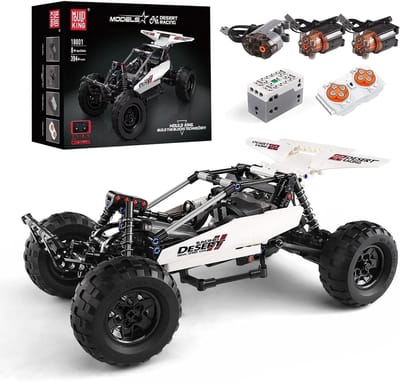 Schimmel Koning Technische Rc Auto Speelgoed Voor Jongens Bouwstenen Afstandsbediening Off-Road Auto Terrein Klimmen Buggy vrachtwagen Geschenken 18001 with motor
