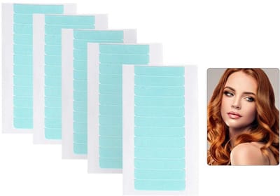 Dailygoods- Haarverlengingslijm 60 Stuks - Dubbelzijdige Plakband - Onzichtbare Haarverlengingsfilm - Hoge Hechting - Milieuvriendelijk - 20-50 Dagen Houdbaarheid - Haarplakband