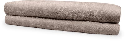Eleganzzz Handdoeken Set - Set van 2 - Handdoek 60x110cm - 420 gr/m2 - 100% Katoen - taupe