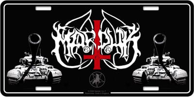 Marduk - Panzer Division Metalen wandbord - Zwart