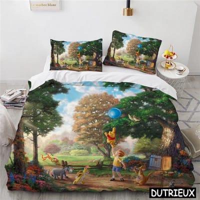 Collection de Literie Film d'Animation 3D Aladdin Jasmine Princesse Disney Housse de Couette Collection 3 Pièces Housse de Couette et Taie d'Oreiller Textile de Maison Cadeau EU single(135x200cm)
