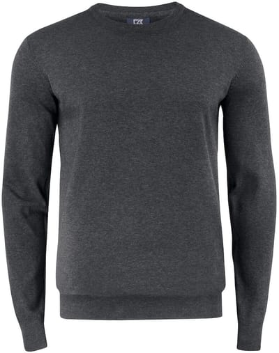 Cutter & Buck Oakville Crewneck Heren 355416 - Antraciet Melange - S