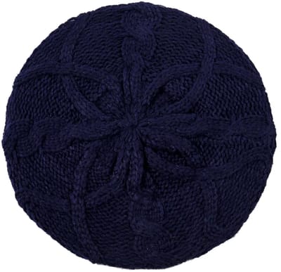 Dames Baret Muts Franse Stijl – Gebreide Baret Hoed Effen Kleur, Lichte Lente & Herfst Muts voor Vrouwen, Mode Hoed Dames-MARINEBLAUW