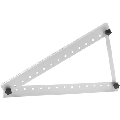 22in Opvouwbare Zonnepanelen Montages Verstelbare Aluminiumlegering Zonne-Statiefbeugels voor Onder 100W PV-Paneel white