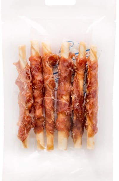 Landman Kauwstaaf met Eend (6st) - 12.5cm - Hondensnacks - Hondensnoepjes - Kauwsnacks - Kauwstaaf Hond