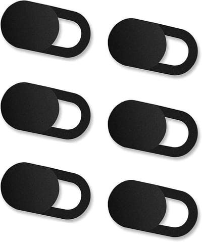webcam afdekking set van 6 - zelfklevend - ultradun - bescherming voor laptop en smartphone - ShopVlot