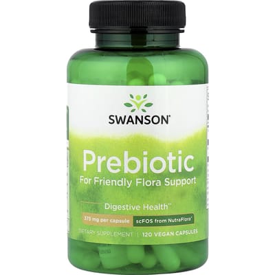 Prebiotica met Plantenvoordelen, Veggie Capsules 120 (375 mg per capsule)