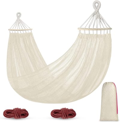 Hangmat voor tuin en outdoor - Ademend en superzacht nylon, 250 kg belastbaar