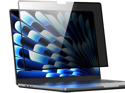 Dux Ducis - Privacy screenprotector Geschikt voor Macbook Pro 16 (2016-2023) - Privacy scherm - Full Cover - Zwart