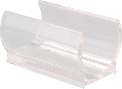 Klemschaalladder buizen - Glijders meubels - Meubels verplaatsen - In te persen - 50 x 26/29 x 23/27 mm - Transparant