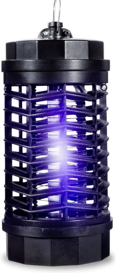 MKSS® Muggenvanger Elektrisch - Muggenlamp voor Binnen en Buiten - Muggenstekker met Filter - Zwart - 4000V