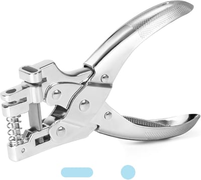 2-in-1 ID Kaart Ponsmachine Rond Gat en Sleufgat voor PVC, Papier en Karton