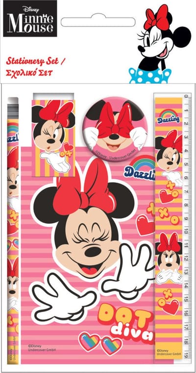 Disney Minnie - briefpapier - stationery - set van 5 stuks
