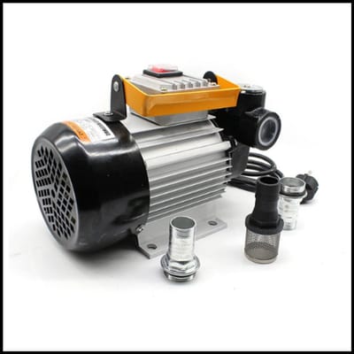 Dieselpomp Hoogvermogen Serie - Elektrische Oliepomp - 550W - 220V - Hoge Doorstroom 20-60L/min - Veiligheidsbediening - Zelfaanzuigend - Gietijzer Aluminium Behuizing