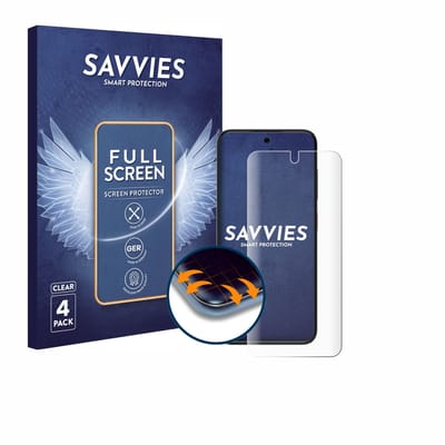 Savvies - Screenprotector voor ZTE Blade V70 Vita - Folie Beschermfolie transparant volledig dekking 4 Stuks