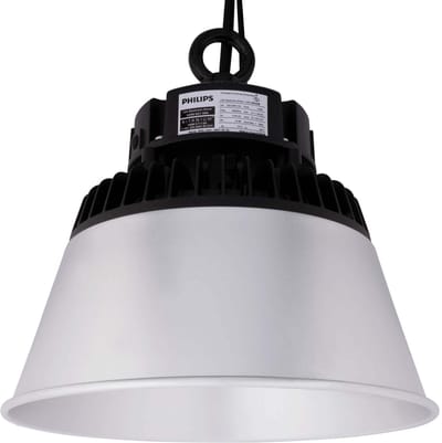 Ledvion - LED High bay, Met Reflector, 90°, IP65, 100-80-55W, 175 lm/W, Driver, 6500K, Dimbaar, UFO lamp voor, werkplaatsverlichting, halverlichting, plafondlamp werkplaats