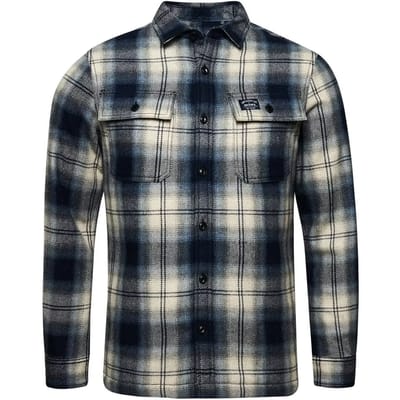 Superdry Overhemd - Modern Fit - Blauw - S