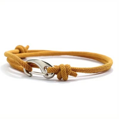 Livano Armband - Staal - Nep Zilver - Heren - Geel