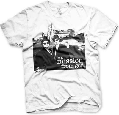 The Blues Brothers Heren Tshirt -S- Photo Wit