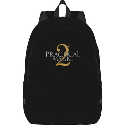 Sac à dos pour adolescent Practical Magic 2 Cadeau Lycée Affaires Sac à dos de jour pour hommes femmes Ordinateur portable Sacs en toile M