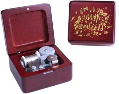 Muziekdoos Silent Night - Houten Muziekdoos Melodie - Cadeau Geven Decoratie - Sankyo Beweging Handgemaakt