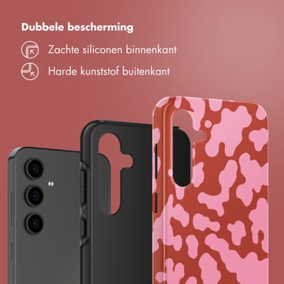Selencia Vivid Backcover voor de Samsung Galaxy S24 FE - Moo’d Blush Pink