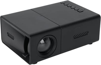 LED projector - Film beamer - Thuis bioscoop - Draagbaar met scherm - 100 inch projectie - Zwart