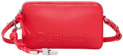 Desigual Schoudertas Julia Crossbody Bag Coral Koraalrood