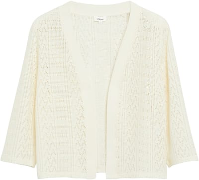 relaxed fit bolero van katoenmix