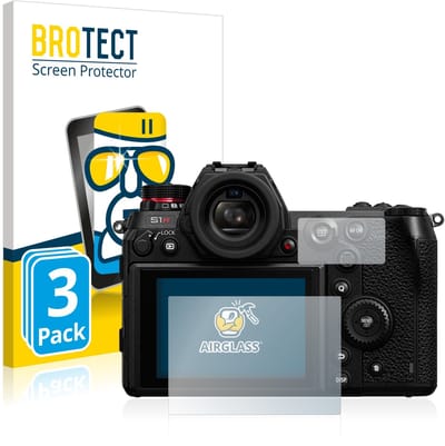 Screenprotector 3 Stuks voor Panasonic Lumix DC-S1R Beschermglas transparant