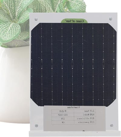 Zonnecel Lader - Zonnepaneel Accessoire - Energie Opwekken - Transparant Ontwerp - 20 x 15 x 5 cm - Transparant