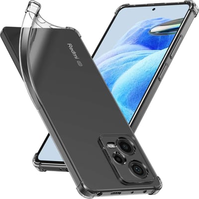 ebestStar - Hoes geschikt voor Xiaomi Redmi Note 12 Pro, 12 Pro+ 5G, Silicone Slim Cover Case, Versterkte Hoeken en Randen hoesje, Transparant