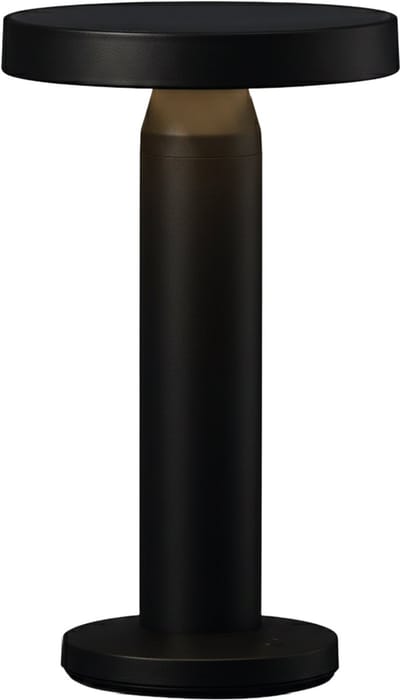 Luxus Europe - Tafellamp Solar Rio Zwart - Draadloze LED Solar Tafellamp Buiten - Zonne-energie & USB-C Oplaadbaar - Dimbaar - IP44 Spatwaterdicht