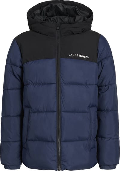 JACK & JONES JJMOON HOOD PUFFER MNI Jongens Jas - Maat 110
