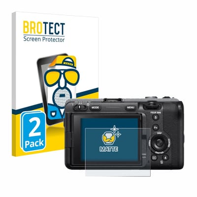 BROTECT - Screenprotector voor Sony FX3 - Folie Beschermfolie matte 2 Stuks