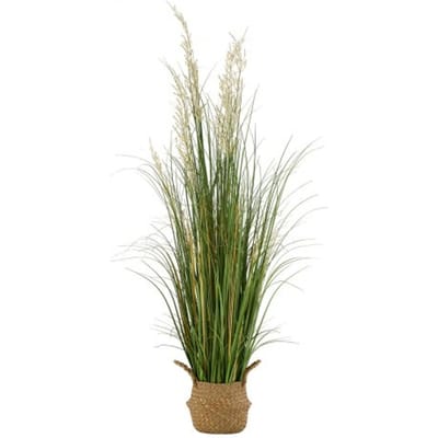 VEVOR Kunstgras Plant, 1194 mm Rietgras in Pot, Hoogwaardige PVC Kunstplant, Grasstruik, Struiken voor Huis, Tuin, Kantoor, Kamerdecoratie, Housewarming Party, 1 st., Groen