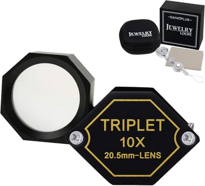 Vergrotingsloep 10x - Vouwbare Loep voor Juweliers, Diamanten, Munten en Postzegels