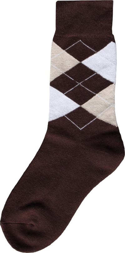 Excellent Ruitersok - Speciaal gemaakt voor de ruiter - Sterk, elastisch en comfortabel - Extra binnenbekleding voor tenen, hiel en bal - Bruin/beige/wit - Maat 43-46