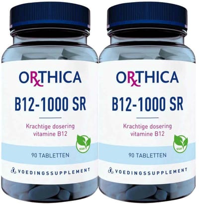 Orthica B12-1000 SR - 2 x 90 tabletten - Voordeelverpakking