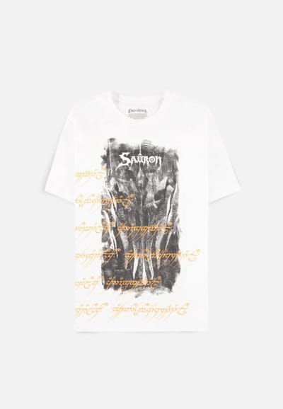 The Lord Of The Rings - Sauron Heren T-shirt - L - Wit