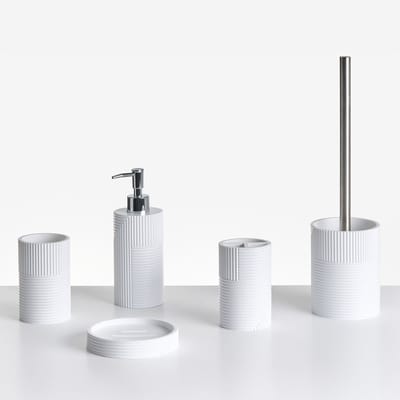 SEPAHUA - Badkameraccessoireset - Wit - Polyresin