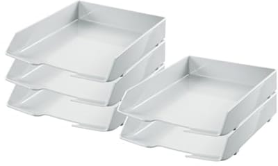 Stijlvol lichtgrijs brievenbakje - 5 stuks, puristisch en elegant voor op kantoor