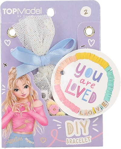 Depesche - TOPModel DIY armbanden Pearlsonals - mot. 2 - you are LOVED