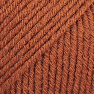 DROPS Cotton Merino Uni Colour - 25 roest - Wol/Katoen Garen