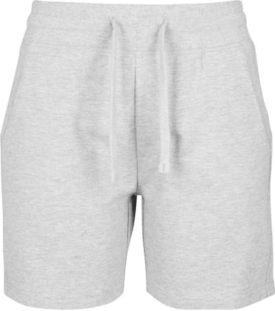 Build your Brand Ladies` Terry Shorts BY066 - Heather Grey - XS